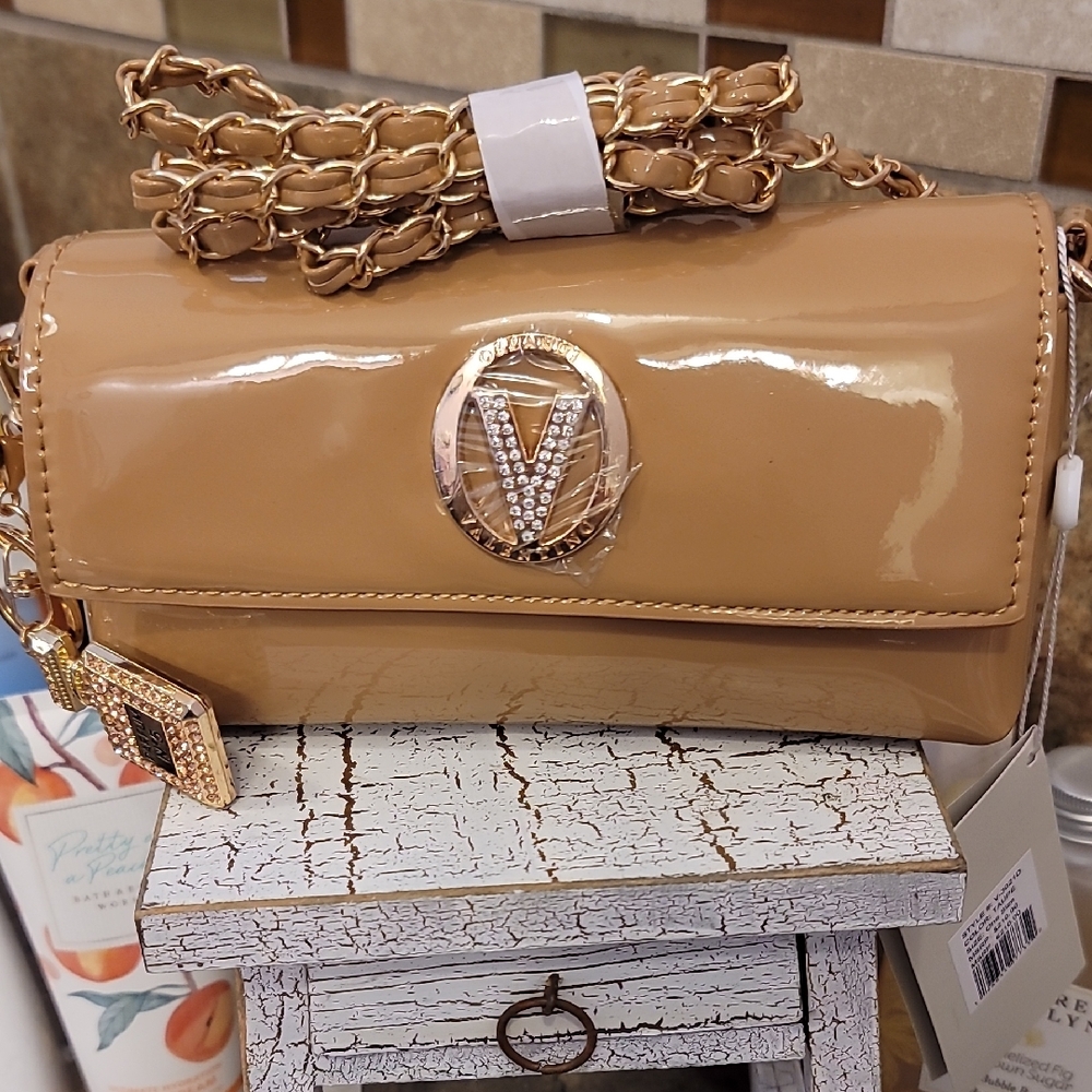 Valentino Orlandi Patent Crossbody Clutch Bag - NWT